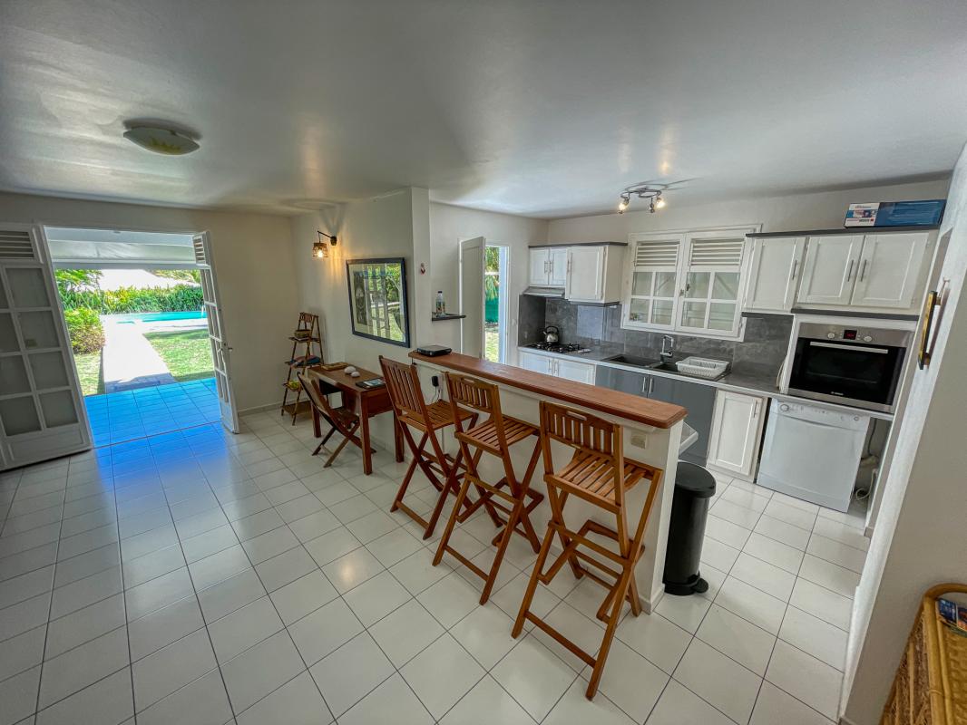 16. Location villa piscine Saint François Guadeloupe_Cuisine
